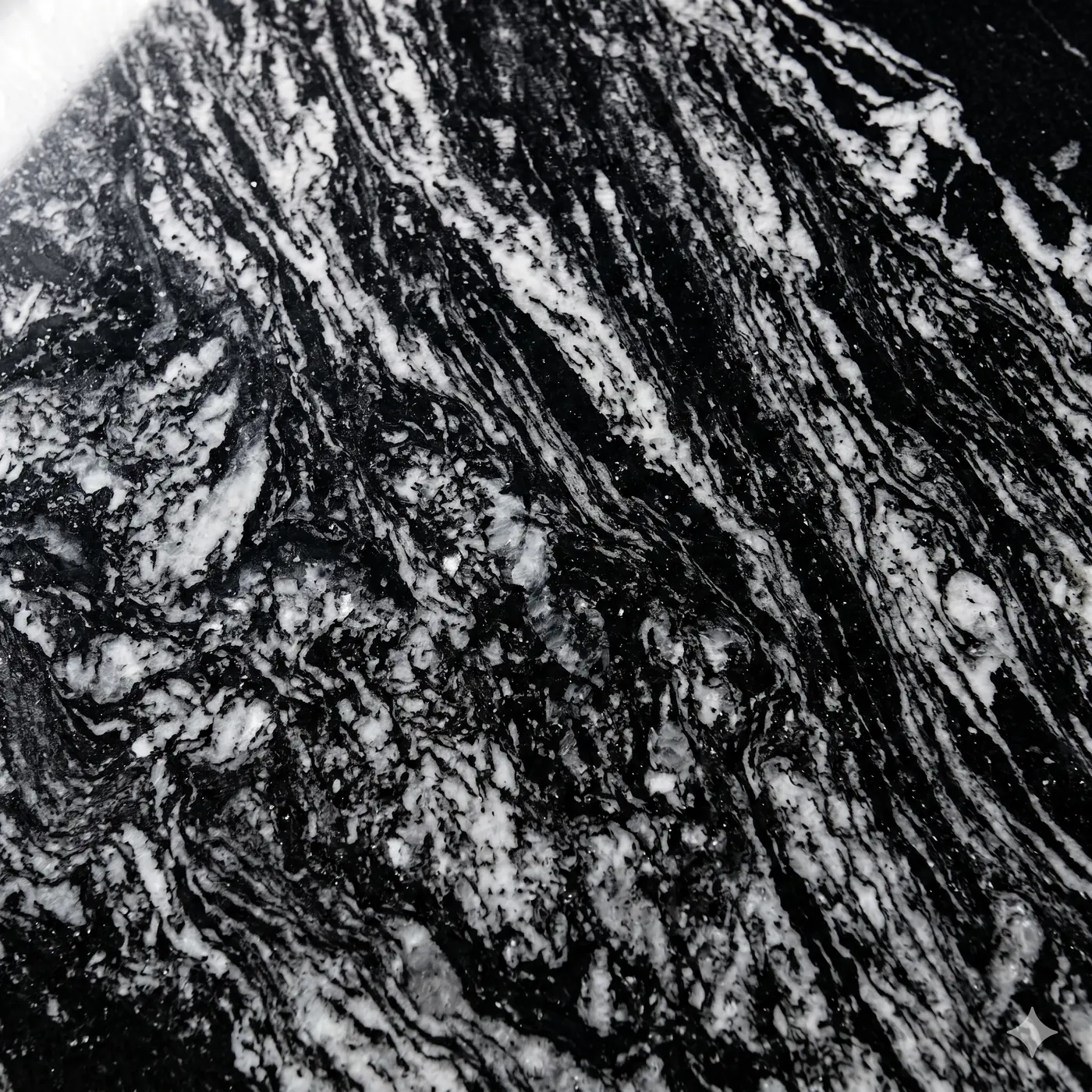 River Black granite slab available at Kirti Granite and Marble Ahmedabad